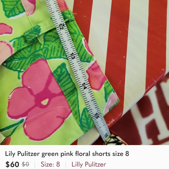 Lily pulitzer shorts size 6 NWOT - Picture 3 of 8